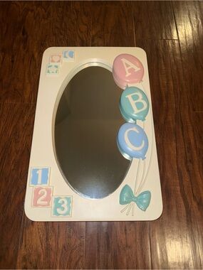 Vintage HOMCO Baby Nursery Wall Mirror